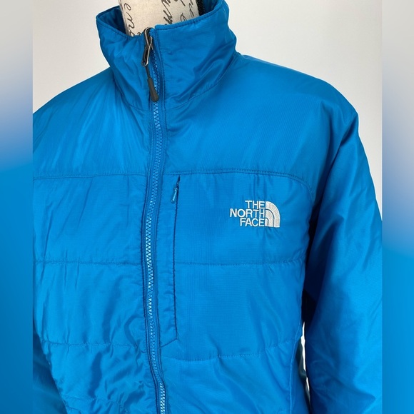 The North Face Dentelles Puffer Jacket Teal Blue L - Picture 3 of 8